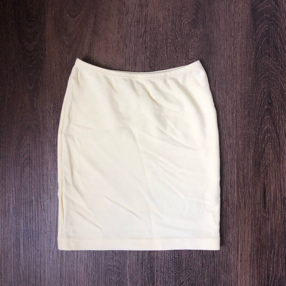 American Apparel yellow pencil skirt - Size S